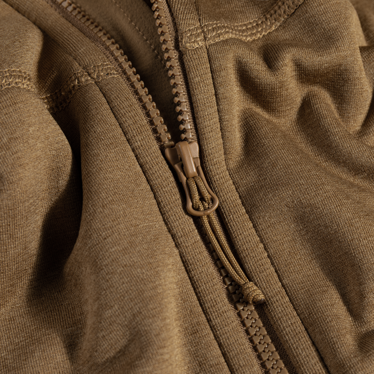 Amiko Men's Fleece Jacket in Golden Brown