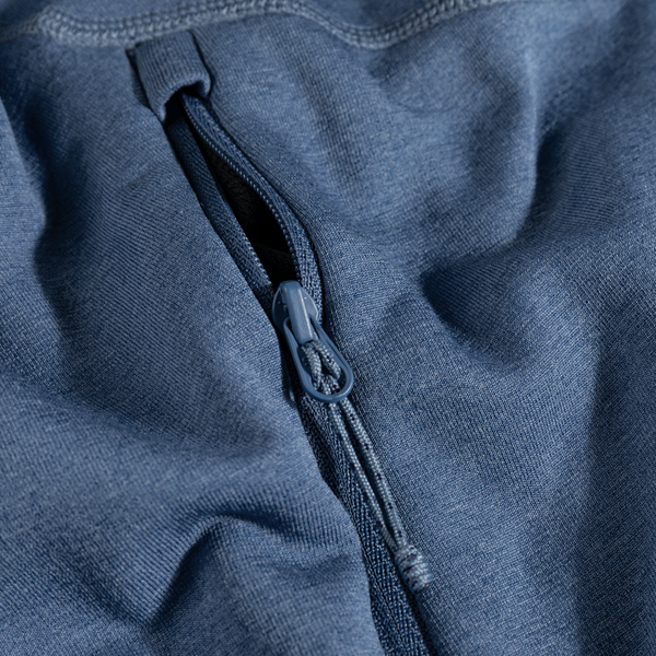 Amiko Men's Fleece Jacket in Harbor Blue