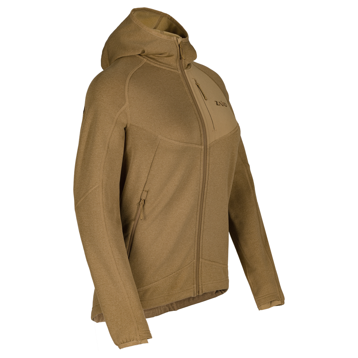Amiko Women's Fleece Hooded Jacket — Golden Brown