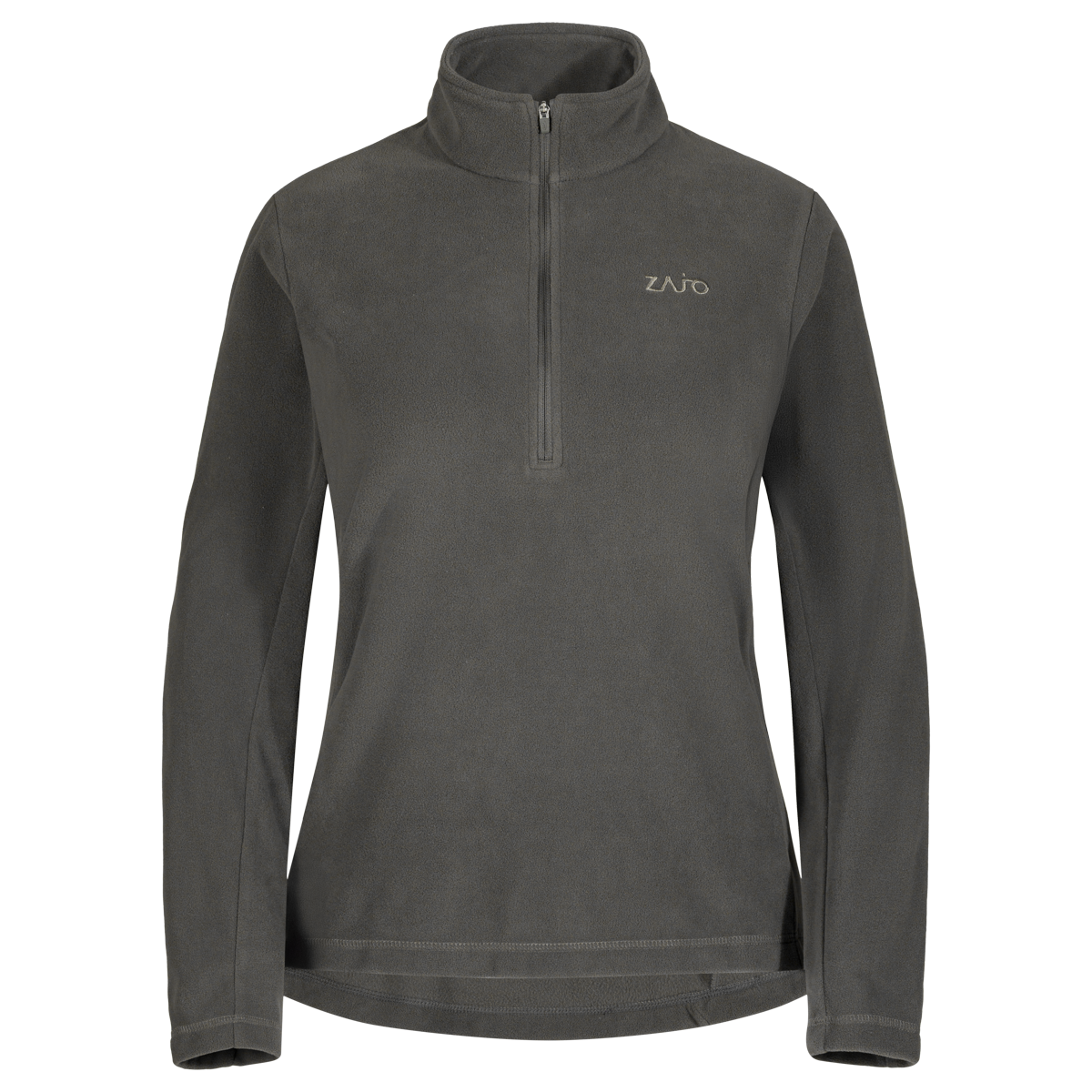 Auro Women's Fleece Zip Top in Black Olive