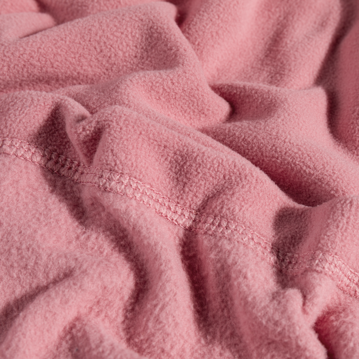 Auro Women's Fleece Zip Top in Tea Rose