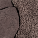 Palpo Women's Pile Fleece Jacket in Cocoa Brown