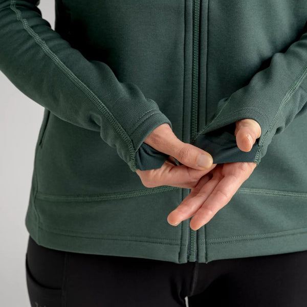 Amiko Fleecejacke mit Kapuze für Damen