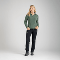 Auro Women's Fleece Zip Top in Lila Haze