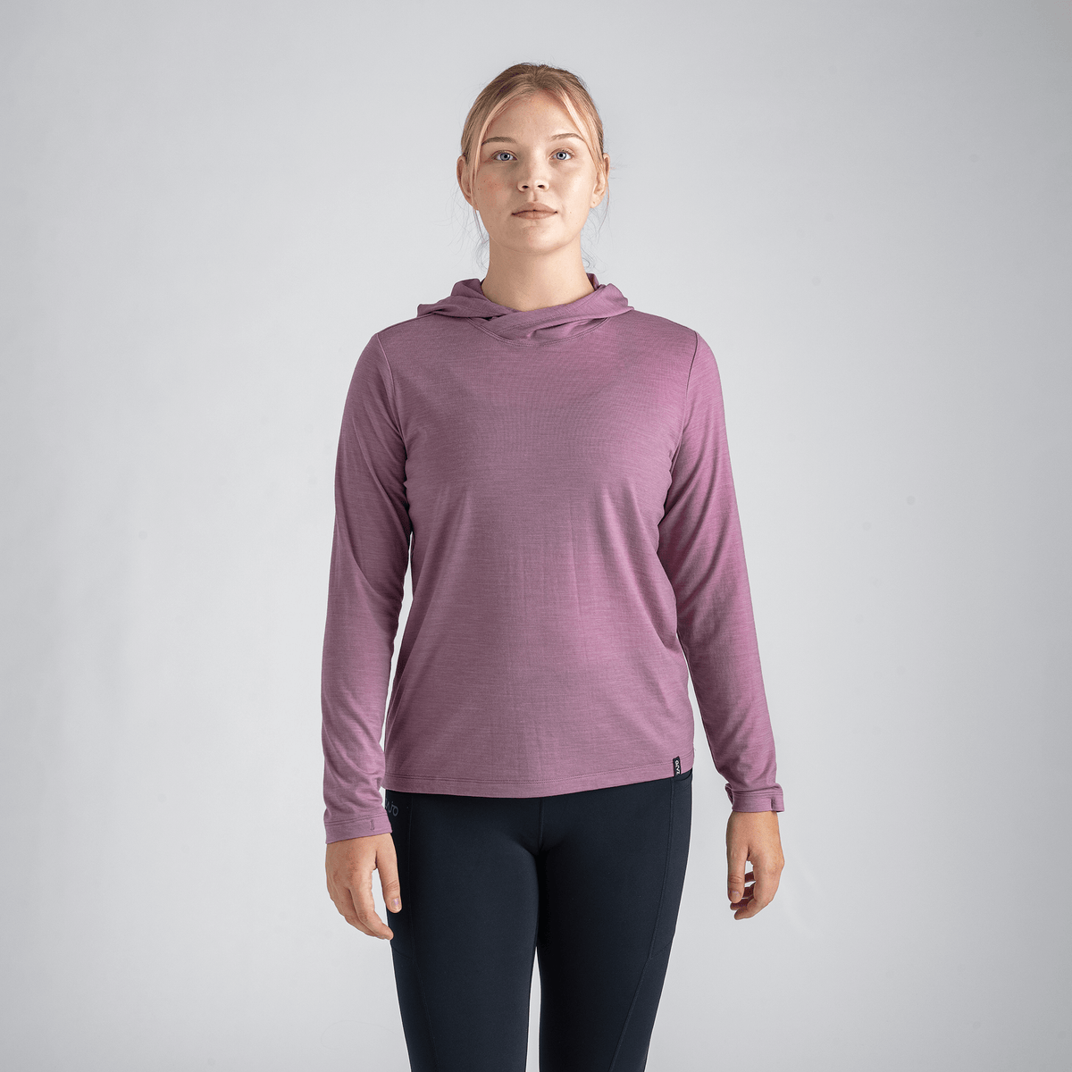 Kora Women's Merino Hoodie — Falcon Grey