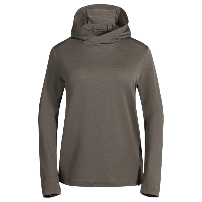 Kora Women's Merino Hoodie — Falcon Grey