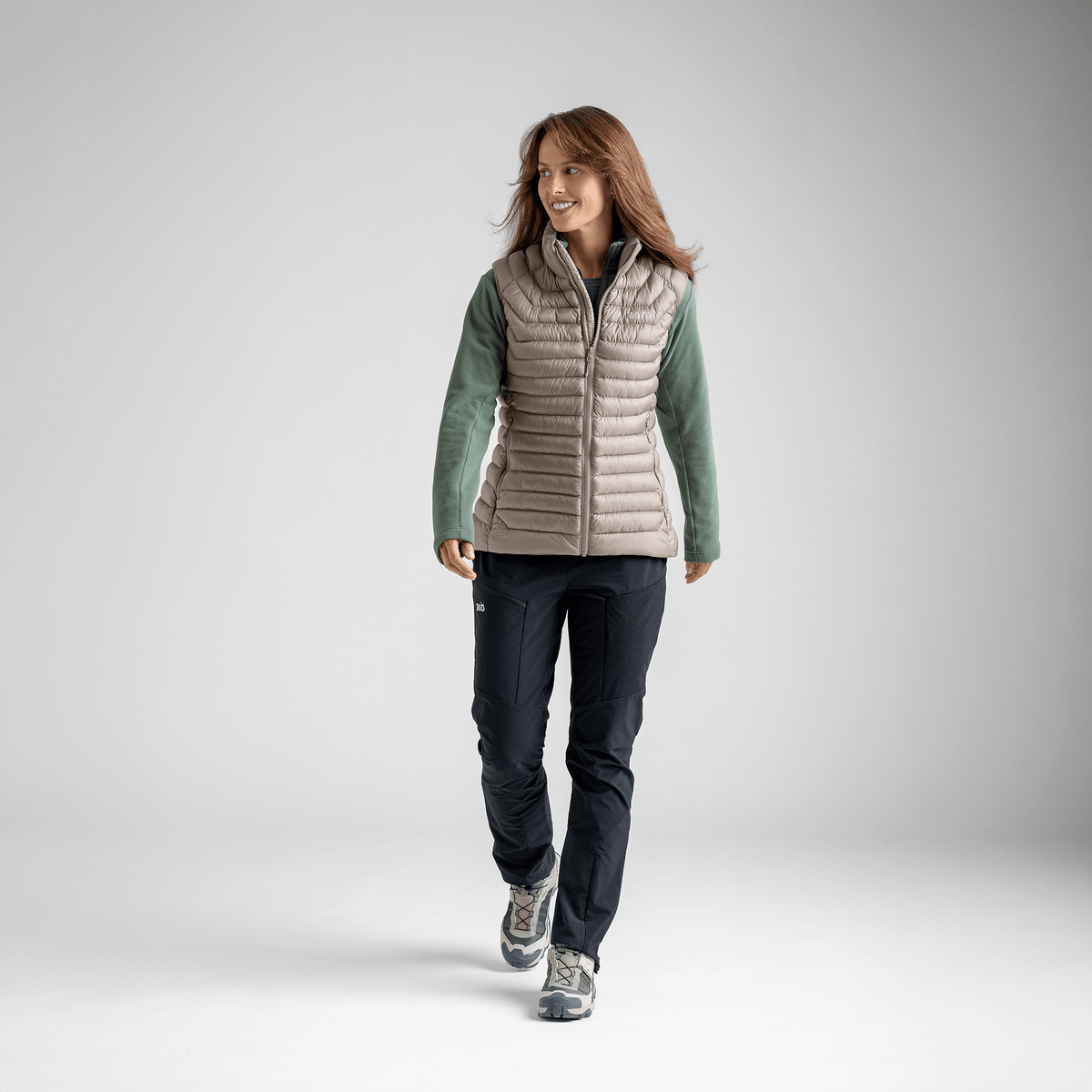 Nubaro Women's Insulated Vest — Golden Brown