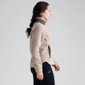 Palpo Women's Pile Fleece Jacket in Cocoa Brown