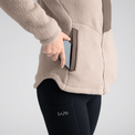 Palpo Women's Pile Fleece Jacket in Cocoa Brown
