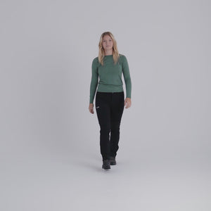Senti Women's Merino Longsleeve — Dark Navy