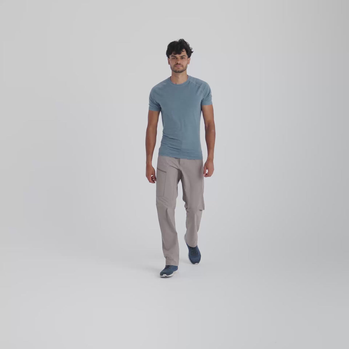Senti Men's Merino T-shirt — Falcon Grey