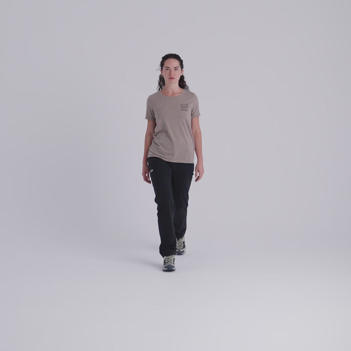 Kora Women's Merino T-shirt — Falcon Grey