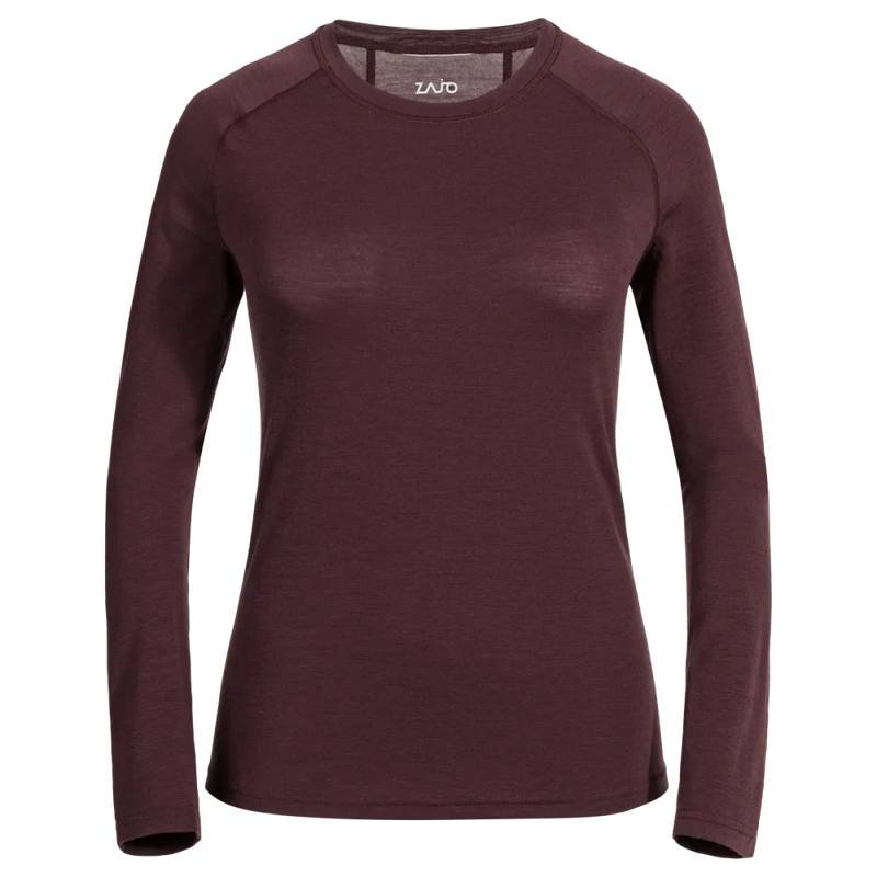 Senti Women's Merino Longsleeve — Decadent Red