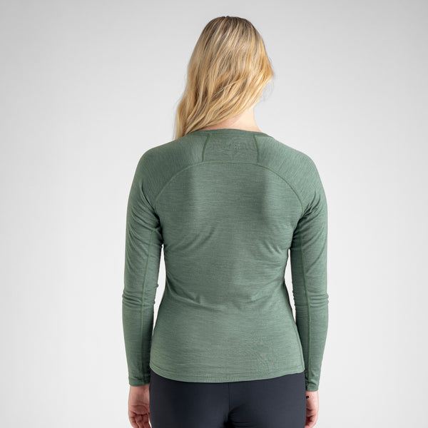 Senti Women's Merino Longsleeve — Dove Grey