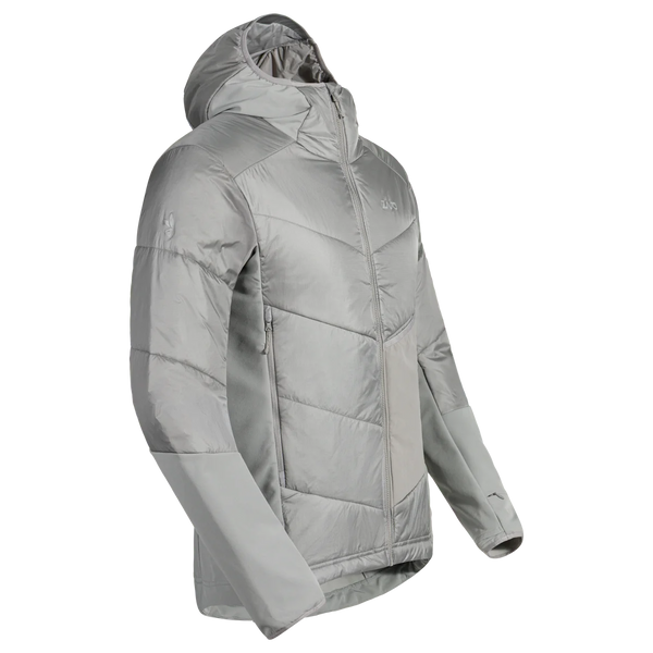 Spiro Men's Insulated Hybrid Jacket — Dove Grey