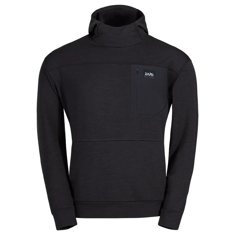 Vespero Men's Merino Hoodie — Black
